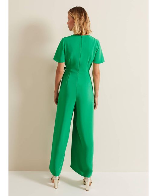 Phase Eight Green Julissa Wide Leg Jumpsuit