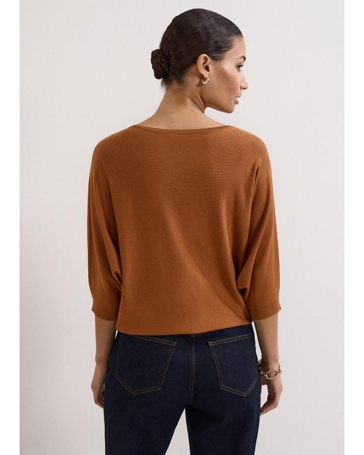 Phase Eight Blue Cristine Knit Jumper