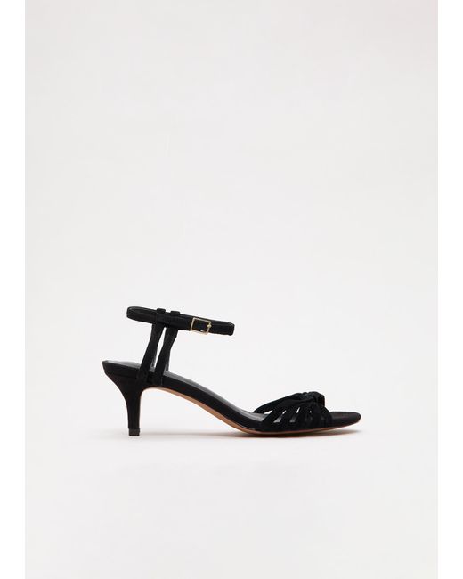 Phase Eight White Suede Strappy Sandals