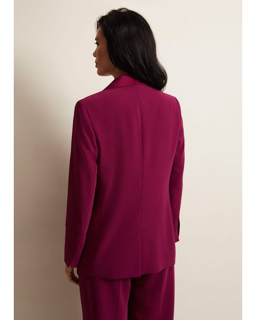 Phase Eight Red Elandra Tux Blazer