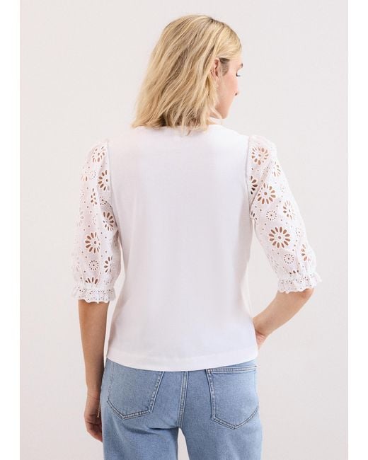 Phase Eight White Eleanor Top