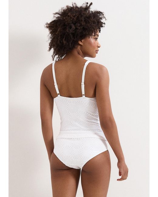 Phase Eight White Shell Texture Tankini Bottom
