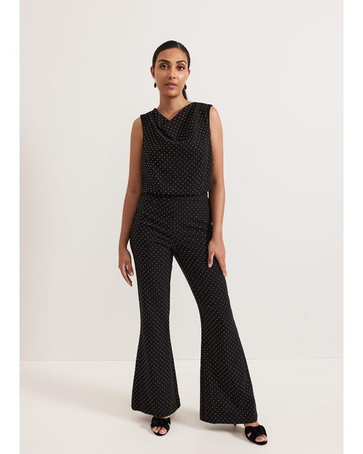 Phase Eight Black 's Samantha Petite Hotfix Trouser