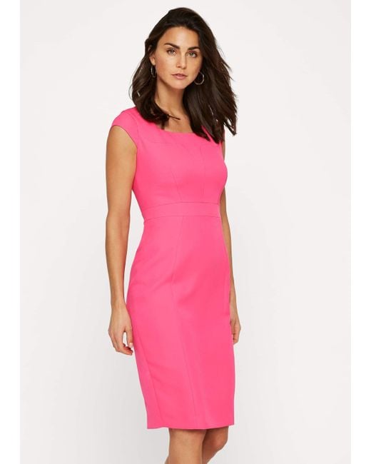 Damsel In A Dress Pink 's Noura Fitted Dress