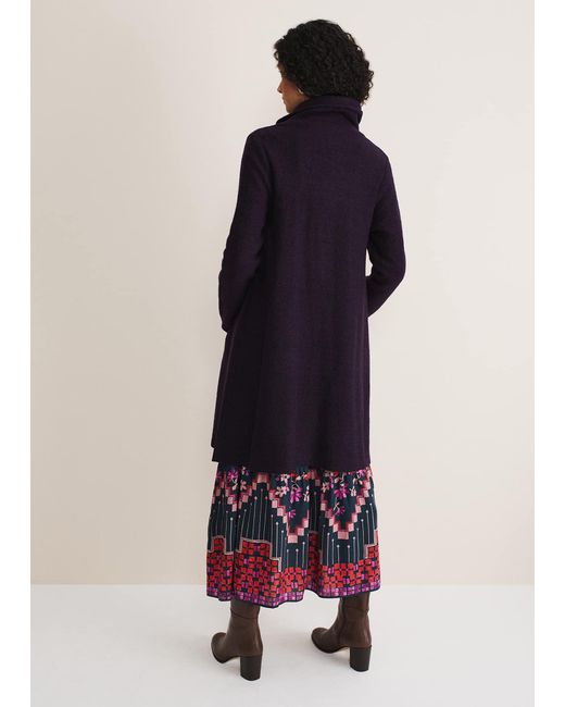 Phase Eight Multicolor Bellona Knit Coat
