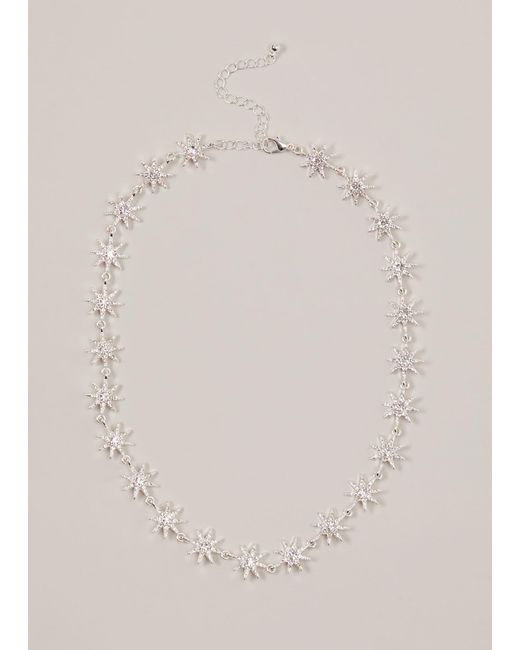 Phase Eight Natural 's Silver Plated Star Necklace