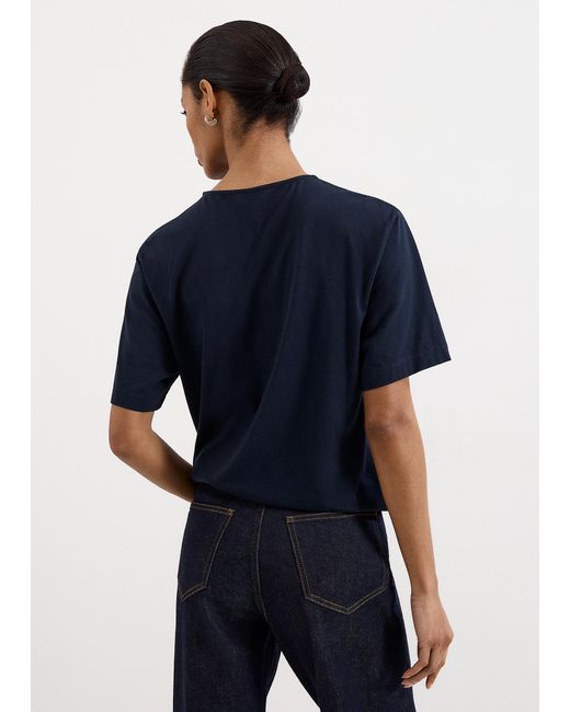 Phase Eight Blue Lucienne Embellished T-Shirt