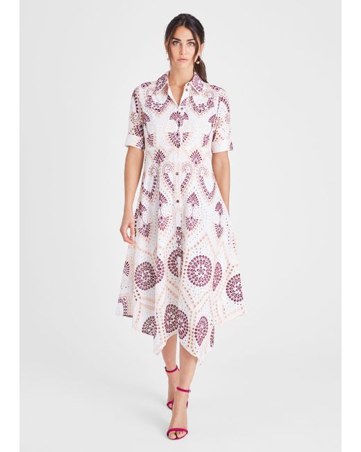 Damsel In A Dress Pink 's Kaylor Embroidered Shirt Dress