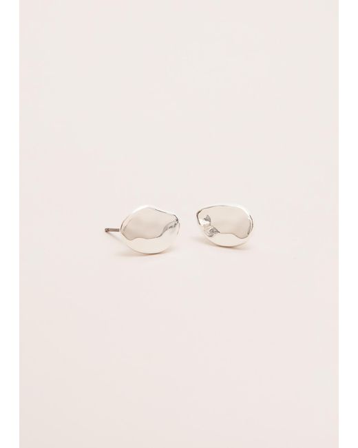 Phase Eight Natural Molten Stud Earrings