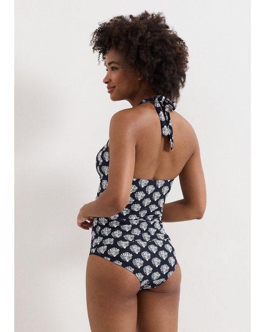 Phase Eight Black Shell Tankini Top
