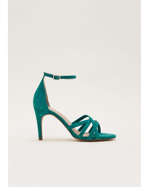 Phase Eight Blue Barely There Sandal
