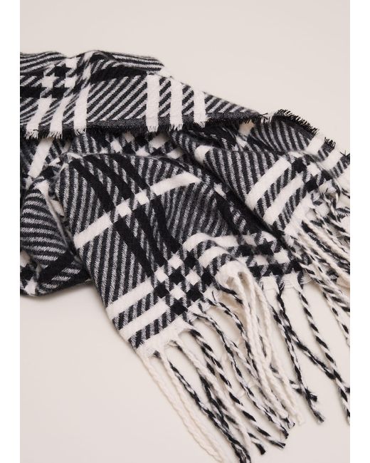 Phase Eight Multicolor Checked Printed Scarf