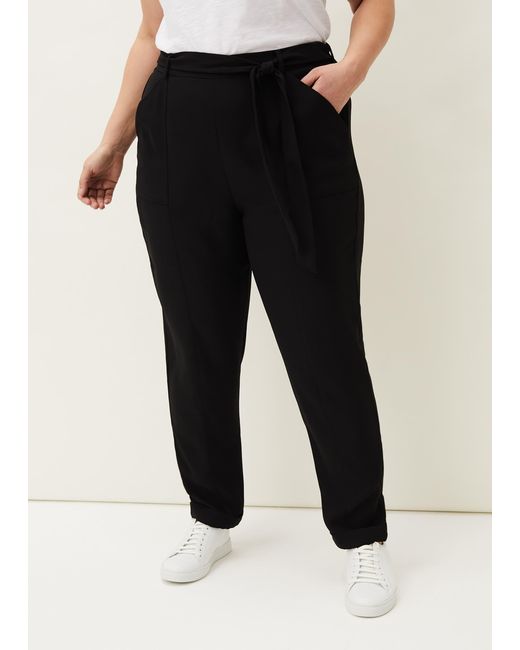 Phase Eight White Penelope Crepe Trousers
