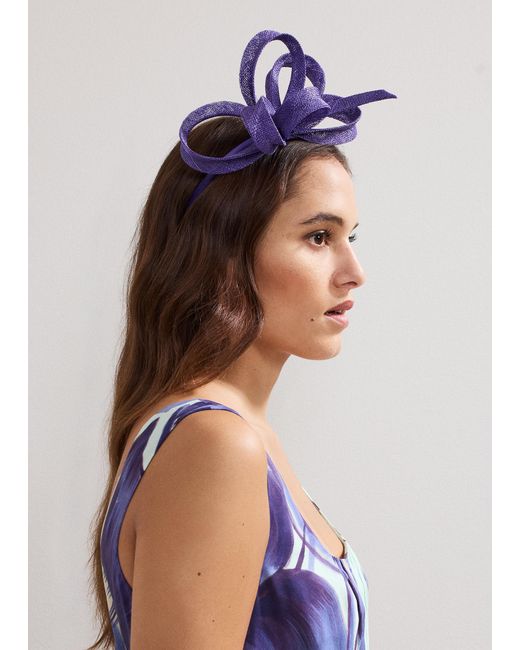 Phase Eight Blue Bow Headband