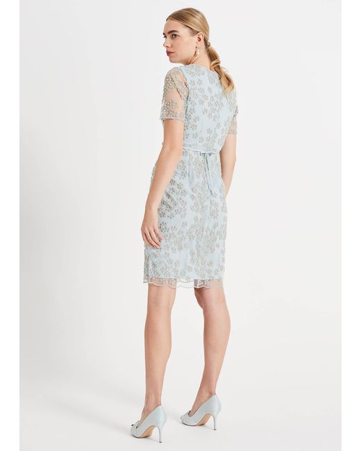 Phase Eight Multicolor Anika Beaded Lace Dress