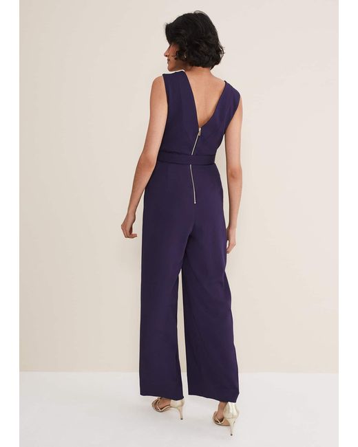 Phase Eight Blue Anna Jumpsuit