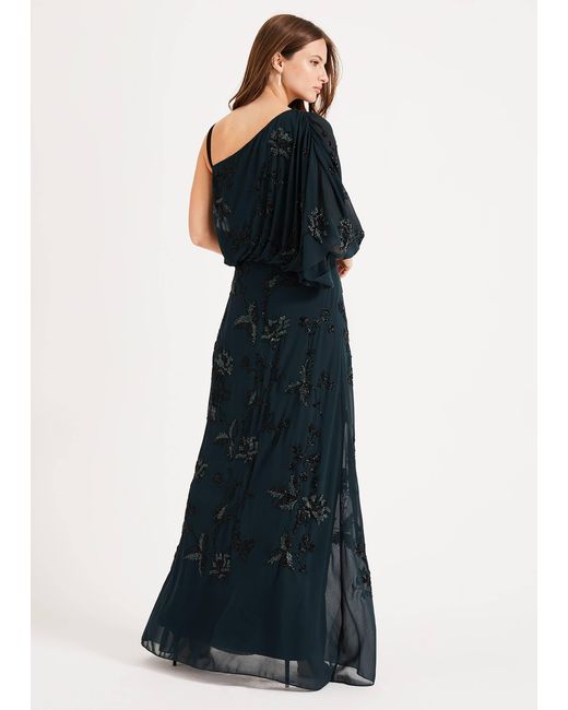 Phase Eight Black Shirley Embellished Dress