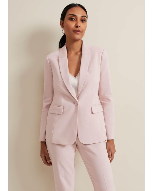 Phase Eight Pink 's Petite Ulrica Fitted Jacket