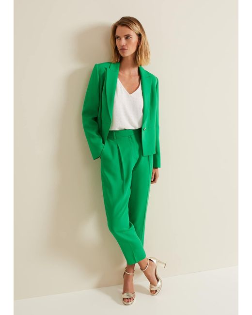 Phase Eight Green 's Adria Tapered Trouser