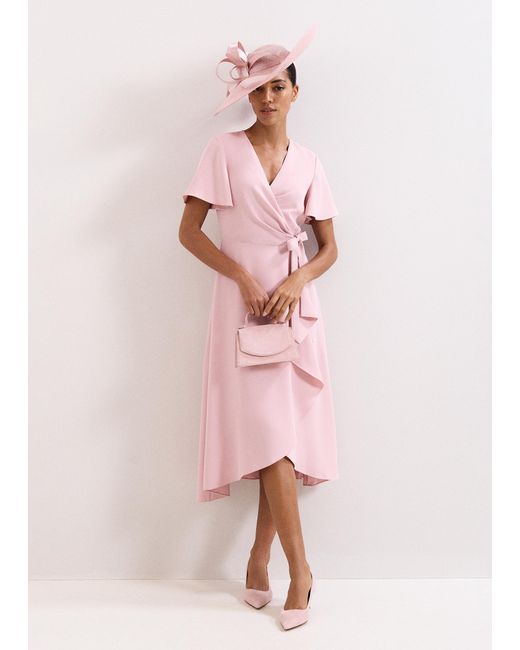 Phase Eight Pink Julissa Wrap Dress