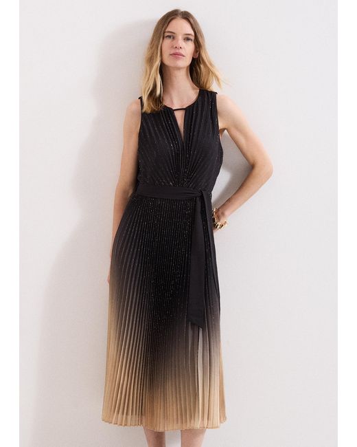 Phase Eight Brown Simara Ombre Glitter Dress