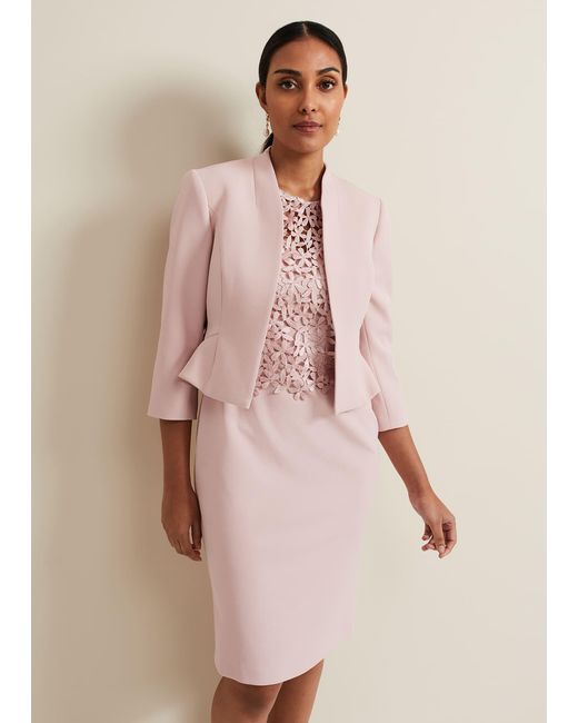 Phase Eight Pink Petite Daisy Jacket