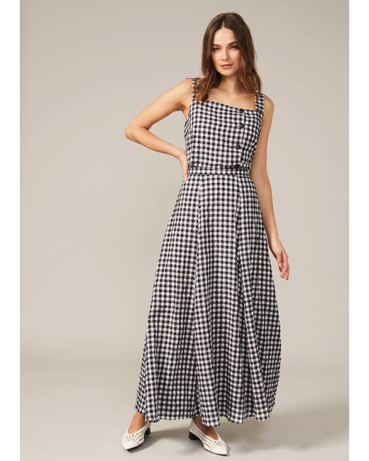 Phase Eight Multicolor Gingham Frill Skirt