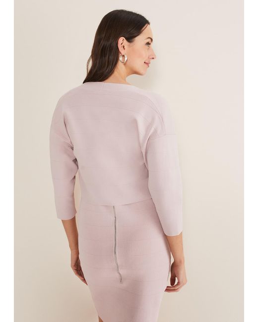 Phase Eight Pink Delphi Bandage Knitted Cover Up