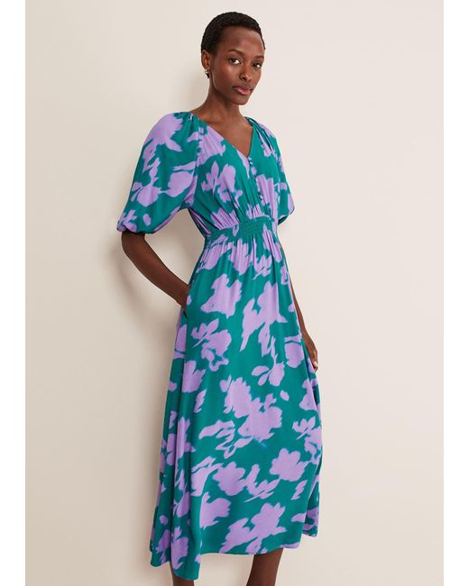 Phase Eight Blue 's Pippa Midi Dress