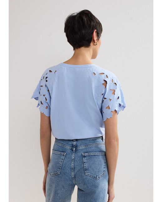 Phase Eight White Safi Cutwork T-Shirt