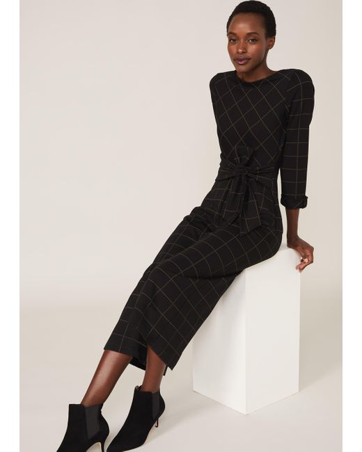 Phase Eight Natural Alesha Check Jumpsuit