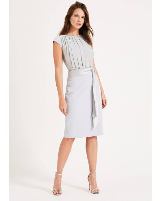 phase eight bright lipstick ilia lace bodice jumpsuit