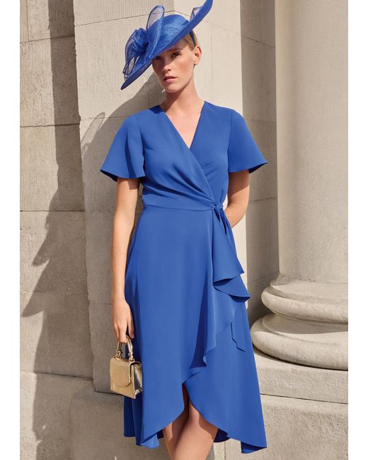 Phase Eight Blue Julissa Wrap Dress
