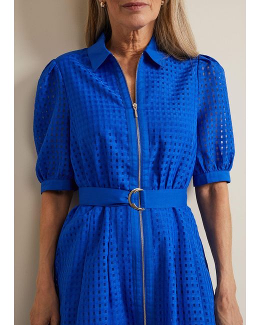 Phase Eight Blue 's Carey Check Dress