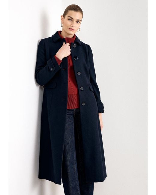 Phase Eight Black Aurelie Maxi Wool Coat