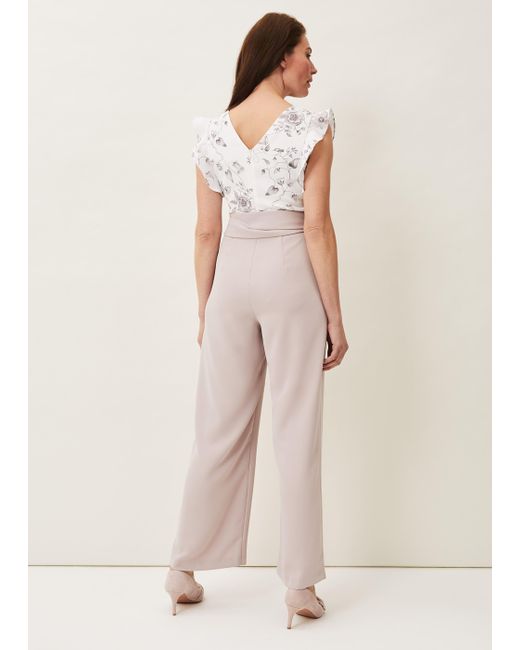 Phase Eight Multicolor Victoriana Floral Jumpsuit