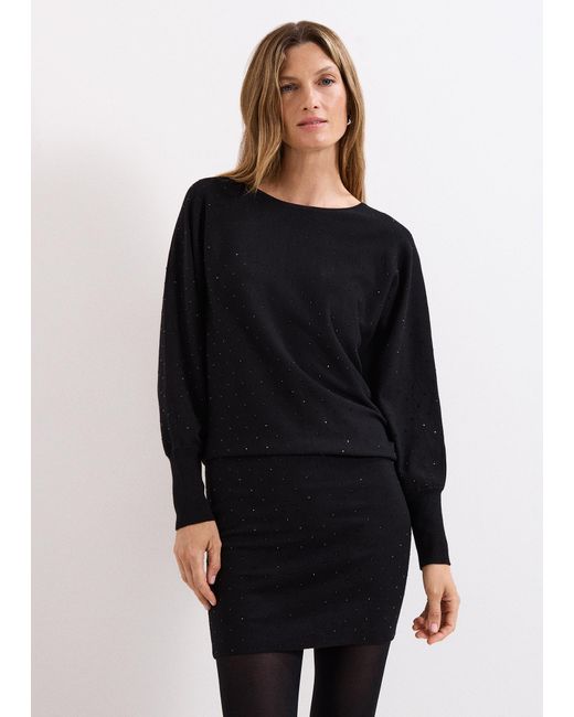 Phase Eight Black Becca Hotfix Dress