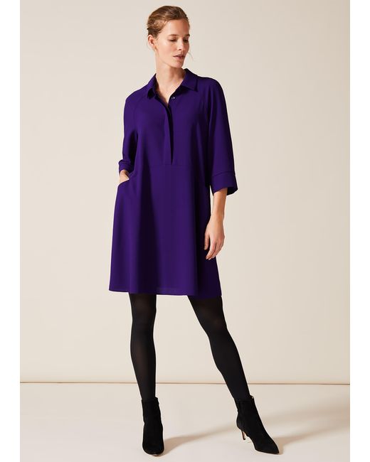 Phase Eight Purple Bella Swing Dress