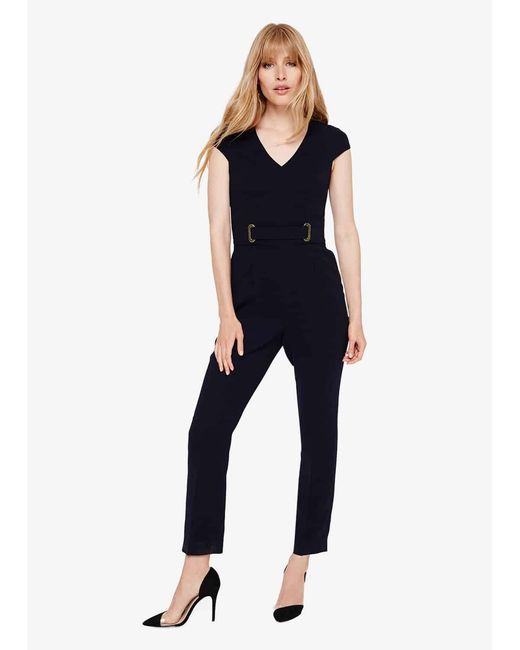 Phase Eight Blue Amelia City Suit Jumpsuit