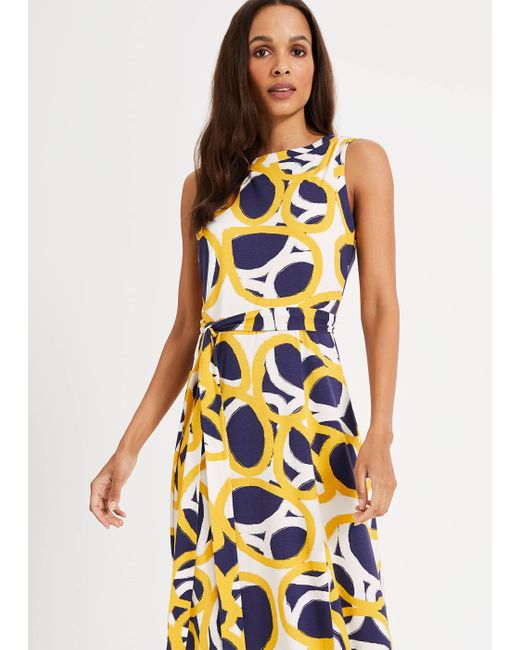 lurina print maxi dress