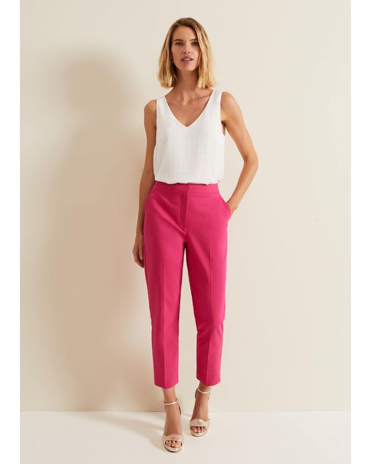 Phase Eight Pink 's Ulrica Tapered Suit Trouser