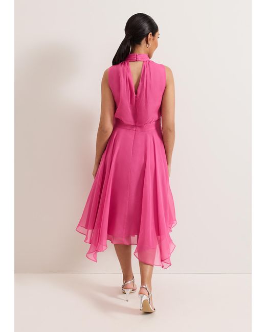 Phase Eight Pink Petite Lucinda Corsage Dress