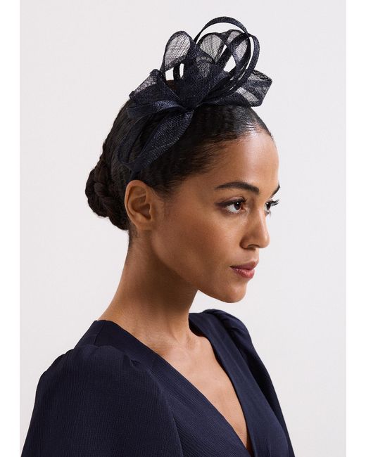 Phase Eight Blue Twist Headband