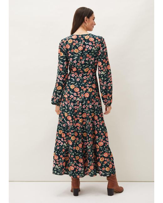 Phase Eight Multicolor Matilda Floral Midaxi Dress