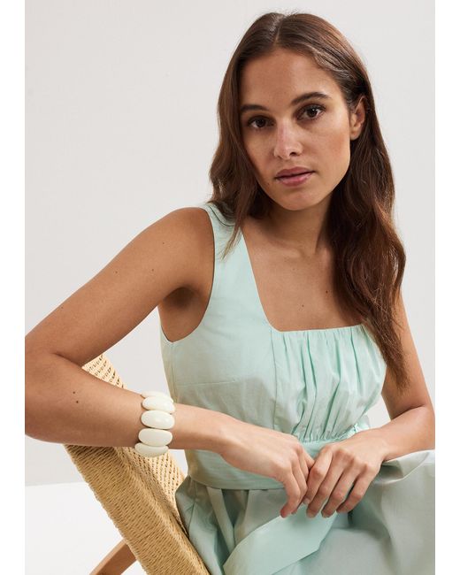 Phase Eight Natural Oval Stretch Bracelet