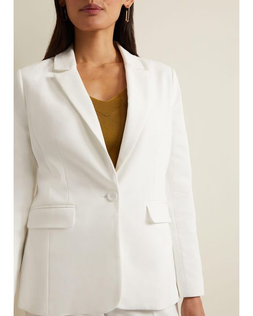 Phase Eight Natural 's Ulrica Fitted Suit Jacket