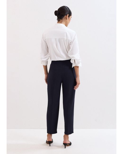 Phase Eight Blue Fara Taper Tailored Trouser