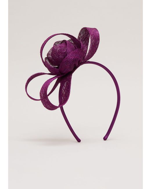 Phase Eight Purple 's Flower Headband