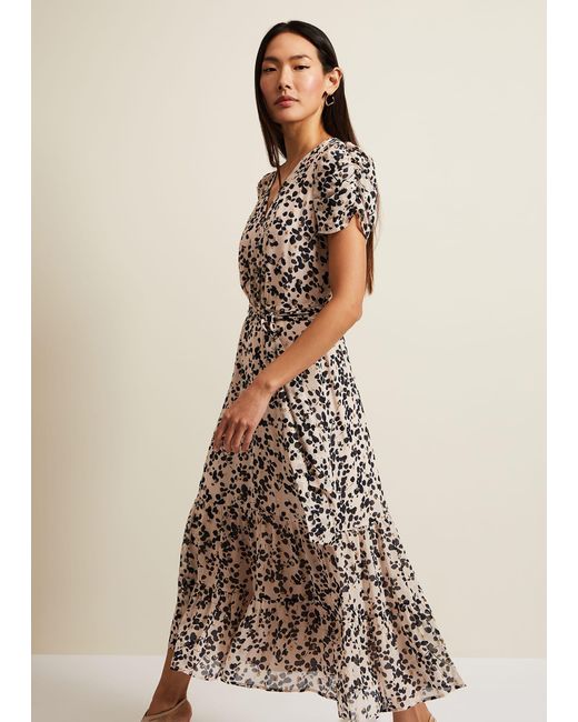 Phase Eight Natural 's Amy Floral Midi Dress