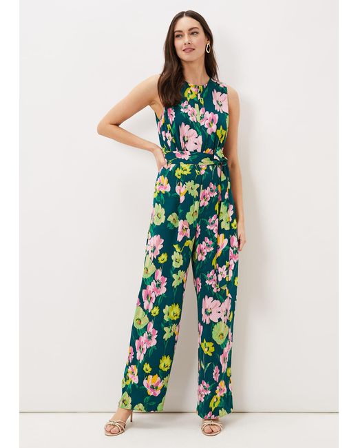 Phase Eight Multicolor Effie Printed Jumpsuit